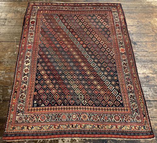 ANTIQUE TRIBAL QASHQAI RUG 181M X 138M - ADDITIONAL PHOTO 3