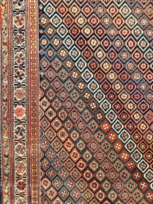 ANTIQUE TRIBAL QASHQAI RUG 181M X 138M - ADDITIONAL PHOTO 12