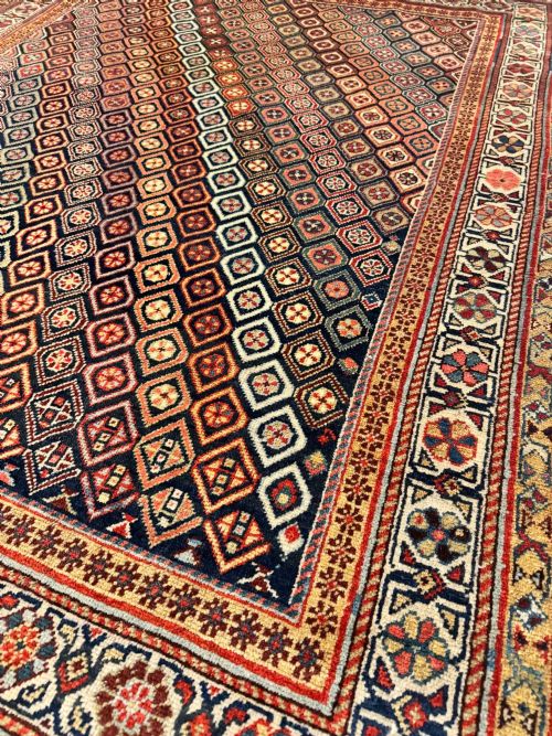ANTIQUE TRIBAL QASHQAI RUG 181M X 138M - ADDITIONAL PHOTO 13