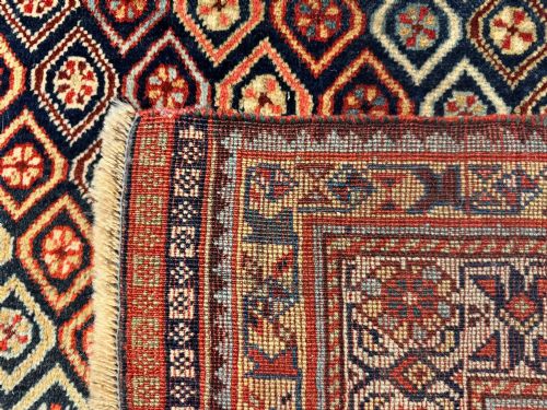 ANTIQUE TRIBAL QASHQAI RUG 181M X 138M - ADDITIONAL PHOTO 15