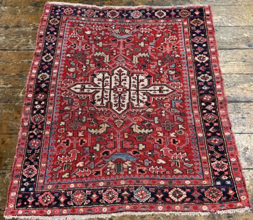 ANTIQUE HERIZ RUG 128M X 115M - ADDITIONAL PHOTO 3