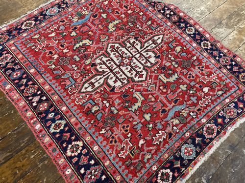 ANTIQUE HERIZ RUG 128M X 115M - ADDITIONAL PHOTO 5