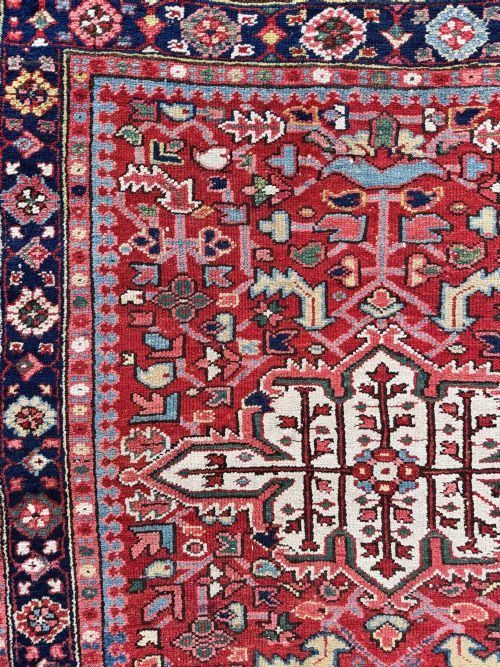 ANTIQUE HERIZ RUG 128M X 115M - ADDITIONAL PHOTO 7