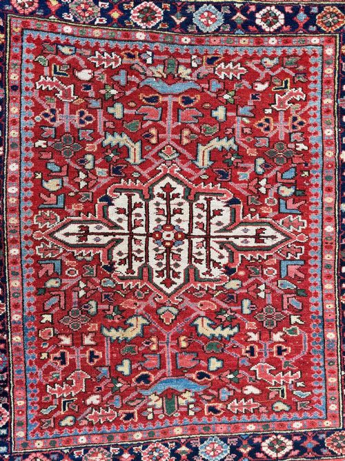 ANTIQUE HERIZ RUG 128M X 115M - ADDITIONAL PHOTO 9