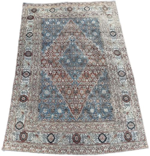 ANTIQUE TABRIZ RUG 168M X 116M - ADDITIONAL PHOTO 1