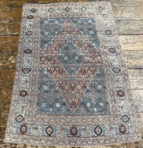 ANTIQUE TABRIZ RUG 168M X 116M - ADDITIONAL PHOTO 3