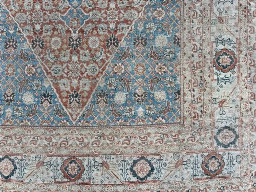 ANTIQUE TABRIZ RUG 168M X 116M - ADDITIONAL PHOTO 6