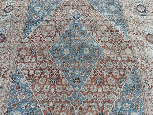 ANTIQUE TABRIZ RUG 168M X 116M - ADDITIONAL PHOTO 7