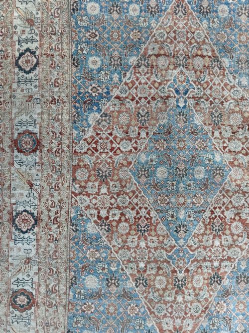 ANTIQUE TABRIZ RUG 168M X 116M - ADDITIONAL PHOTO 12