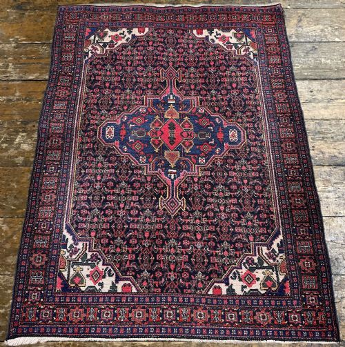 ANTIQUE SENNEH RUG 146M X 108M - ADDITIONAL PHOTO 4