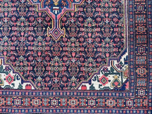 ANTIQUE SENNEH RUG 146M X 108M - ADDITIONAL PHOTO 6