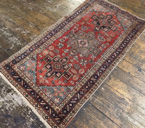 ANTIQUE HERIZ RUG 186M X 102M - ADDITIONAL PHOTO 5