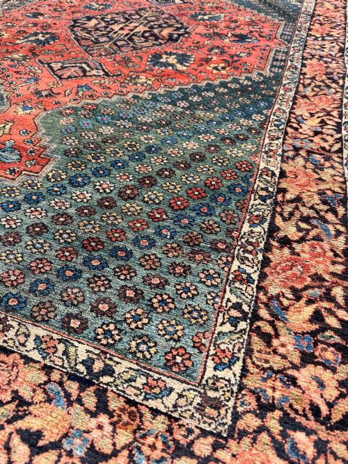 ANTIQUE BAKHTIAR RUG 211M X 133M - ADDITIONAL PHOTO 9