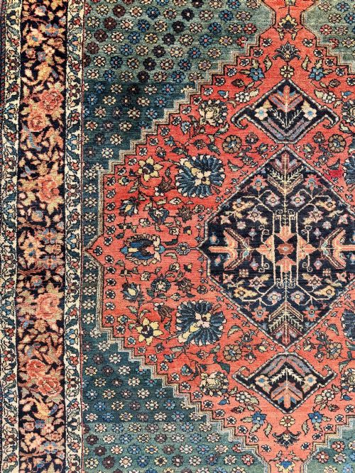 ANTIQUE BAKHTIAR RUG 211M X 133M - ADDITIONAL PHOTO 13