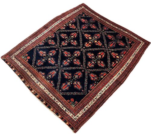 ANTIQUE TRIBAL AFSHAR RUG 148M X 130M - ADDITIONAL PHOTO 2