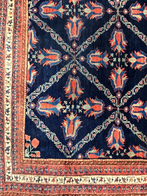 ANTIQUE TRIBAL AFSHAR RUG 148M X 130M - ADDITIONAL PHOTO 6