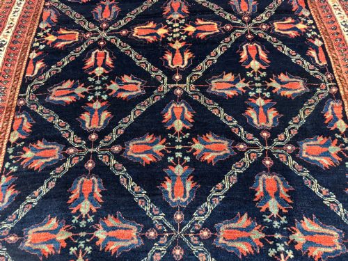 ANTIQUE TRIBAL AFSHAR RUG 148M X 130M - ADDITIONAL PHOTO 7