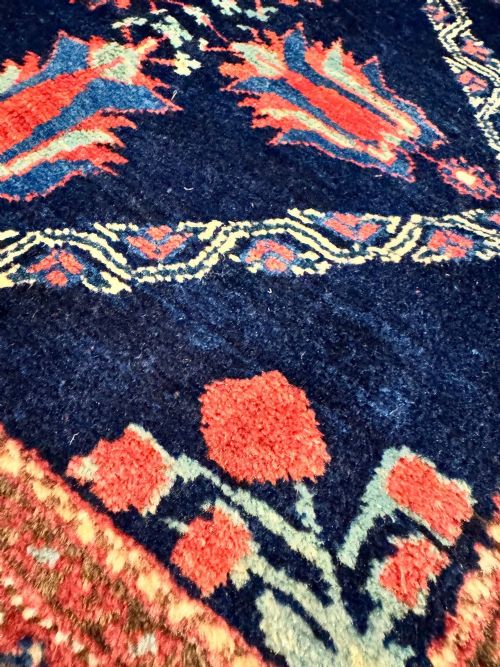 ANTIQUE TRIBAL AFSHAR RUG 148M X 130M - ADDITIONAL PHOTO 9
