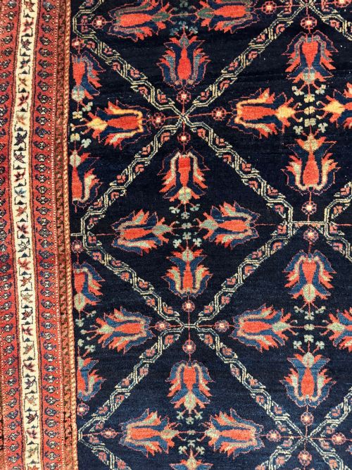 ANTIQUE TRIBAL AFSHAR RUG 148M X 130M - ADDITIONAL PHOTO 12