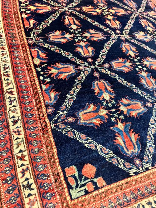 ANTIQUE TRIBAL AFSHAR RUG 148M X 130M - ADDITIONAL PHOTO 14