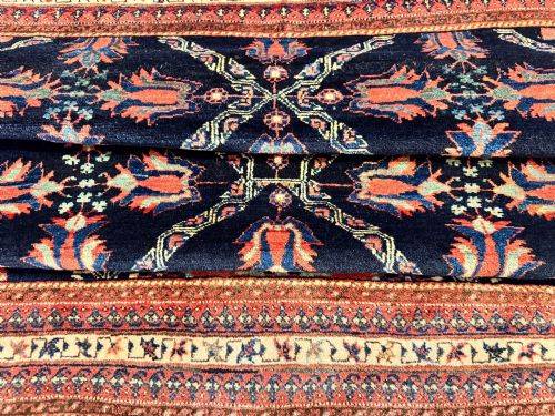 ANTIQUE TRIBAL AFSHAR RUG 148M X 130M - ADDITIONAL PHOTO 15