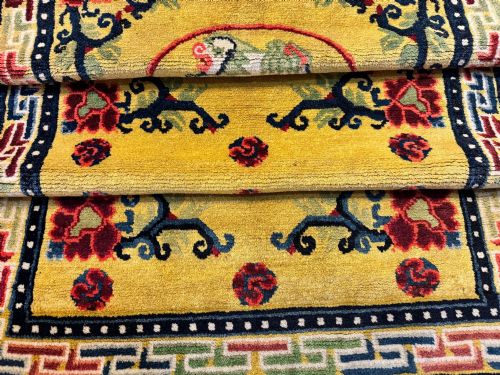 ANTIQUE CHINESE NINGXIA RUG 168M X 076M - ADDITIONAL PHOTO 12