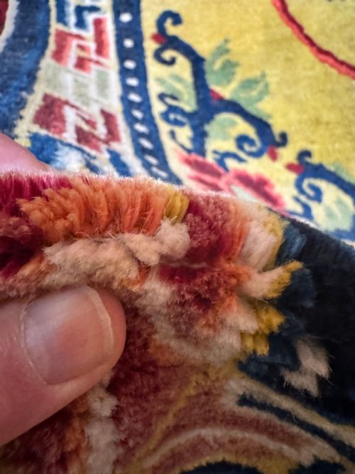 ANTIQUE CHINESE NINGXIA RUG 168M X 076M - ADDITIONAL PHOTO 14