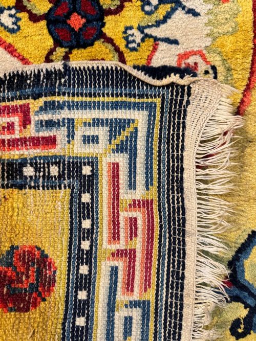 ANTIQUE CHINESE NINGXIA RUG 168M X 076M - ADDITIONAL PHOTO 15