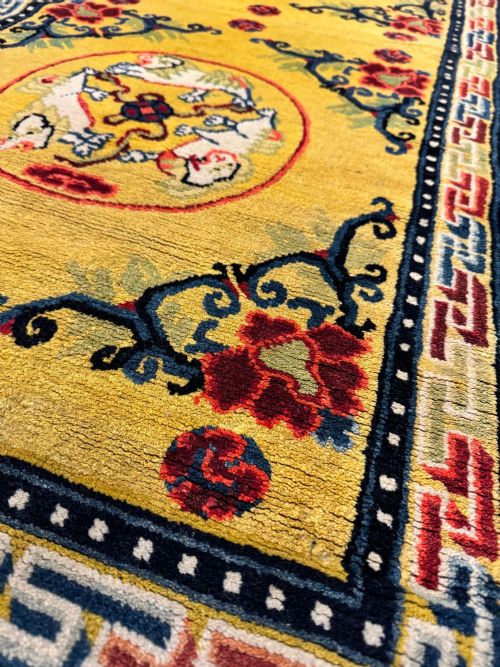 ANTIQUE CHINESE NINGXIA RUG 168M X 076M - ADDITIONAL PHOTO 16
