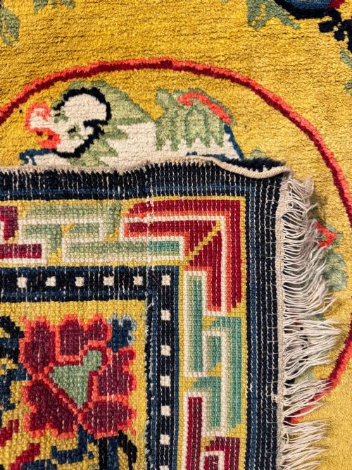 ANTIQUE CHINESE NINGXIA RUG 150M X 076M - ADDITIONAL PHOTO 18