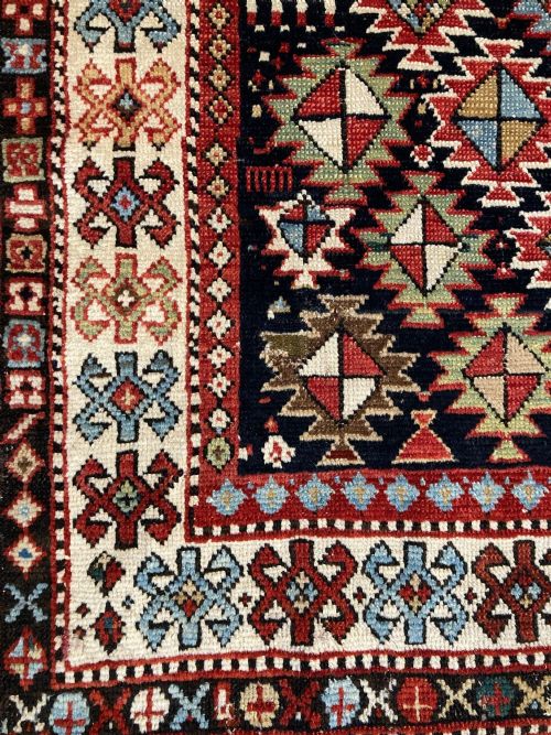ANTIQUE CAUCASIAN PRAYER RUG 151M X 103M - ADDITIONAL PHOTO 5