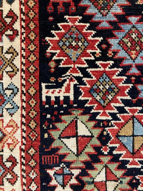 ANTIQUE CAUCASIAN PRAYER RUG 151M X 103M - ADDITIONAL PHOTO 12