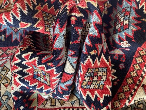 ANTIQUE CAUCASIAN PRAYER RUG 151M X 103M - ADDITIONAL PHOTO 15