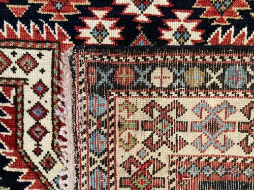 ANTIQUE CAUCASIAN PRAYER RUG 151M X 103M - ADDITIONAL PHOTO 16