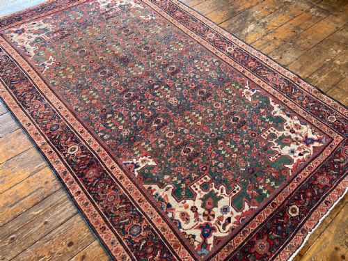 ANTIQUE MAHAL RUG 208M X 132M - ADDITIONAL PHOTO 4