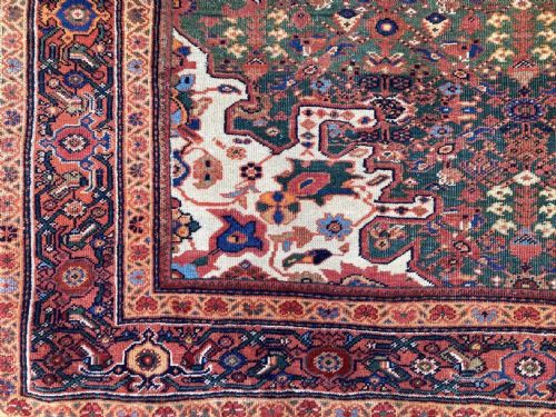 ANTIQUE MAHAL RUG 208M X 132M - ADDITIONAL PHOTO 5