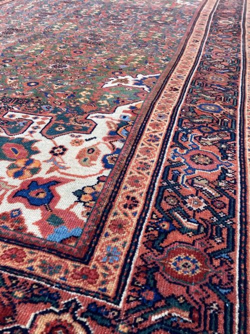 ANTIQUE MAHAL RUG 208M X 132M - ADDITIONAL PHOTO 7