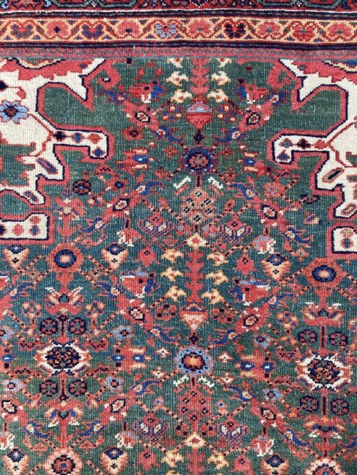 ANTIQUE MAHAL RUG 208M X 132M - ADDITIONAL PHOTO 13