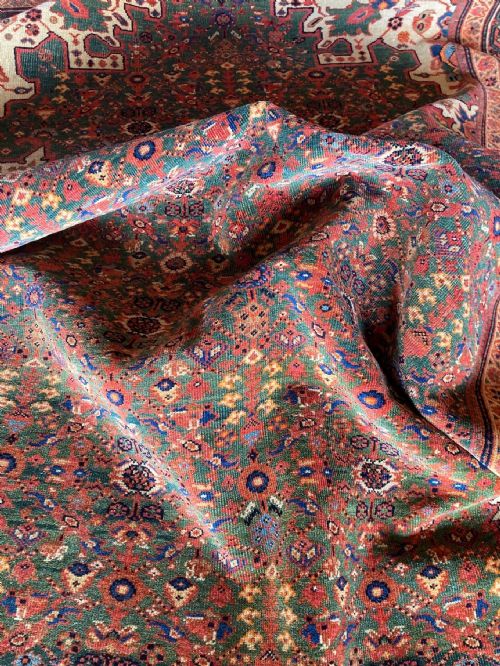 ANTIQUE MAHAL RUG 208M X 132M - ADDITIONAL PHOTO 15