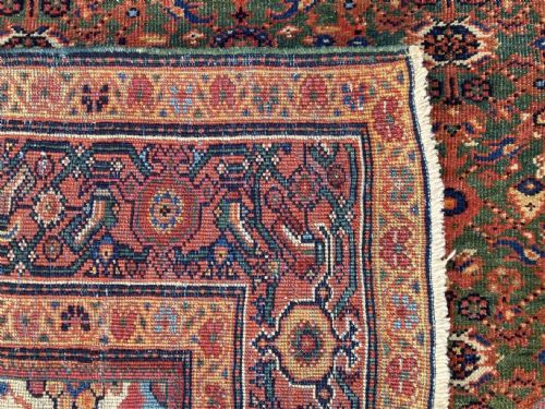 ANTIQUE MAHAL RUG 208M X 132M - ADDITIONAL PHOTO 16