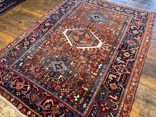 ANTIQUE KARADJA RUG 193M X 141M - ADDITIONAL PHOTO 4