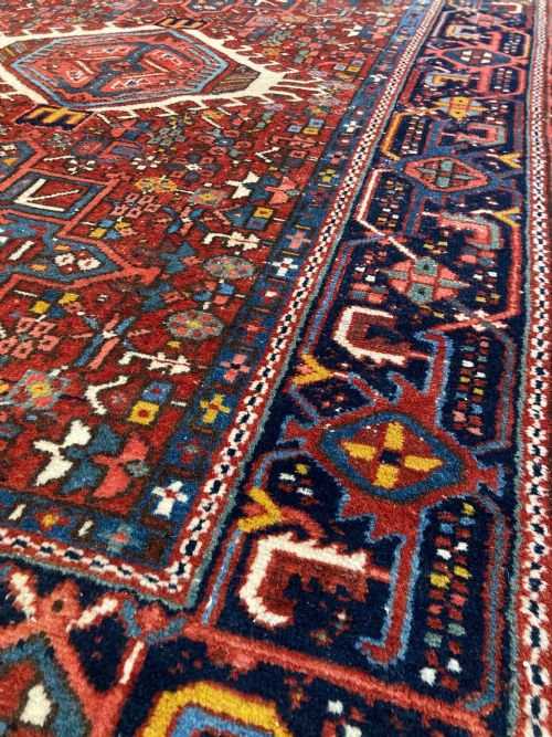 ANTIQUE KARADJA RUG 193M X 141M - ADDITIONAL PHOTO 7