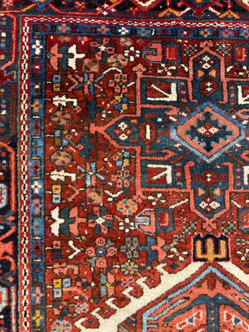 ANTIQUE KARADJA RUG 193M X 141M - ADDITIONAL PHOTO 10