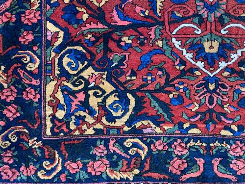 ANTIQUE BAKHTIAR RUG 205M X 146M - ADDITIONAL PHOTO 4