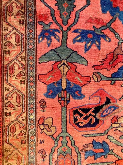 ANTIQUE HAMADAN RUG 174M X 130M - ADDITIONAL PHOTO 9