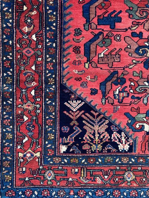 ANTIQUE HAMADAN RUG 197M X 122M - ADDITIONAL PHOTO 4