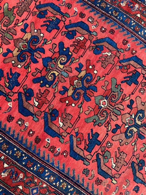 ANTIQUE HAMADAN RUG 197M X 122M - ADDITIONAL PHOTO 8