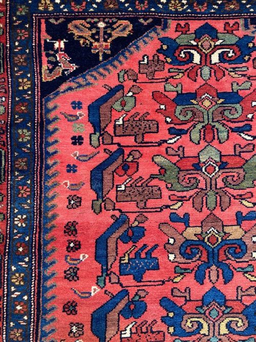 ANTIQUE HAMADAN RUG 197M X 122M - ADDITIONAL PHOTO 9
