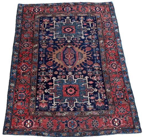 ANTIQUE KARAJA RUG 182M X 142M - ADDITIONAL PHOTO 1