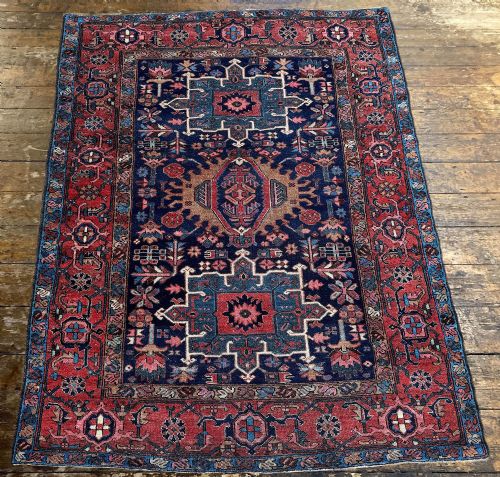 ANTIQUE KARAJA RUG 182M X 142M - ADDITIONAL PHOTO 3